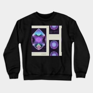 Sacred Geometry Glyphic Pattern Crewneck Sweatshirt